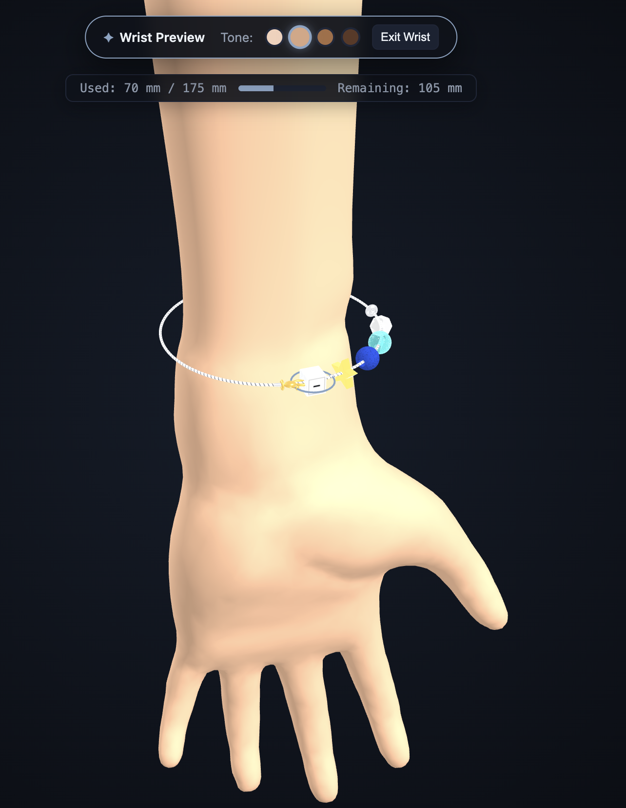 3D Wrist View Mode Preview